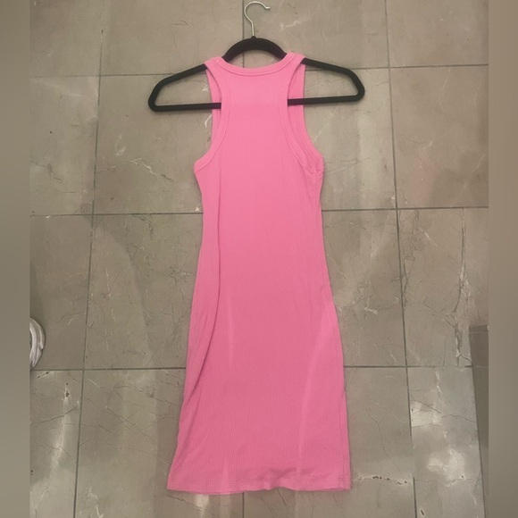 Bright pink racer back mini dress size small - Picture 2 of 2